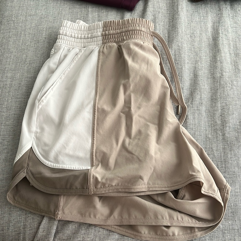 High waisted workout shorts